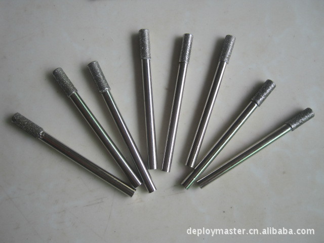 【客户订制金刚石电镀磨头超硬钻石磨具材料粒度齐欢迎订购】价格,厂家,图片,磨头,广汉市搏利超硬磨具有限责任公司-